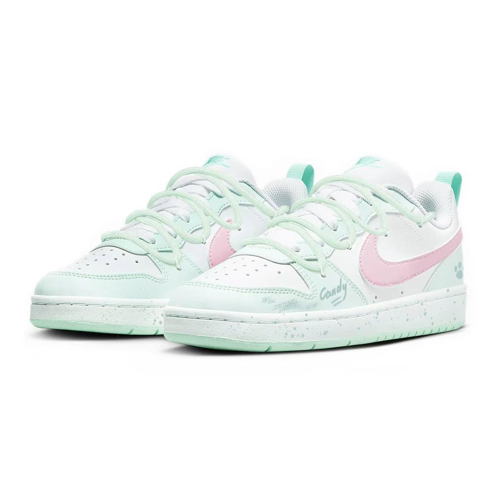 Nike Court Borough Skateboard Shoes Women's Low Top Pink FZ3539-100(Team1887-)