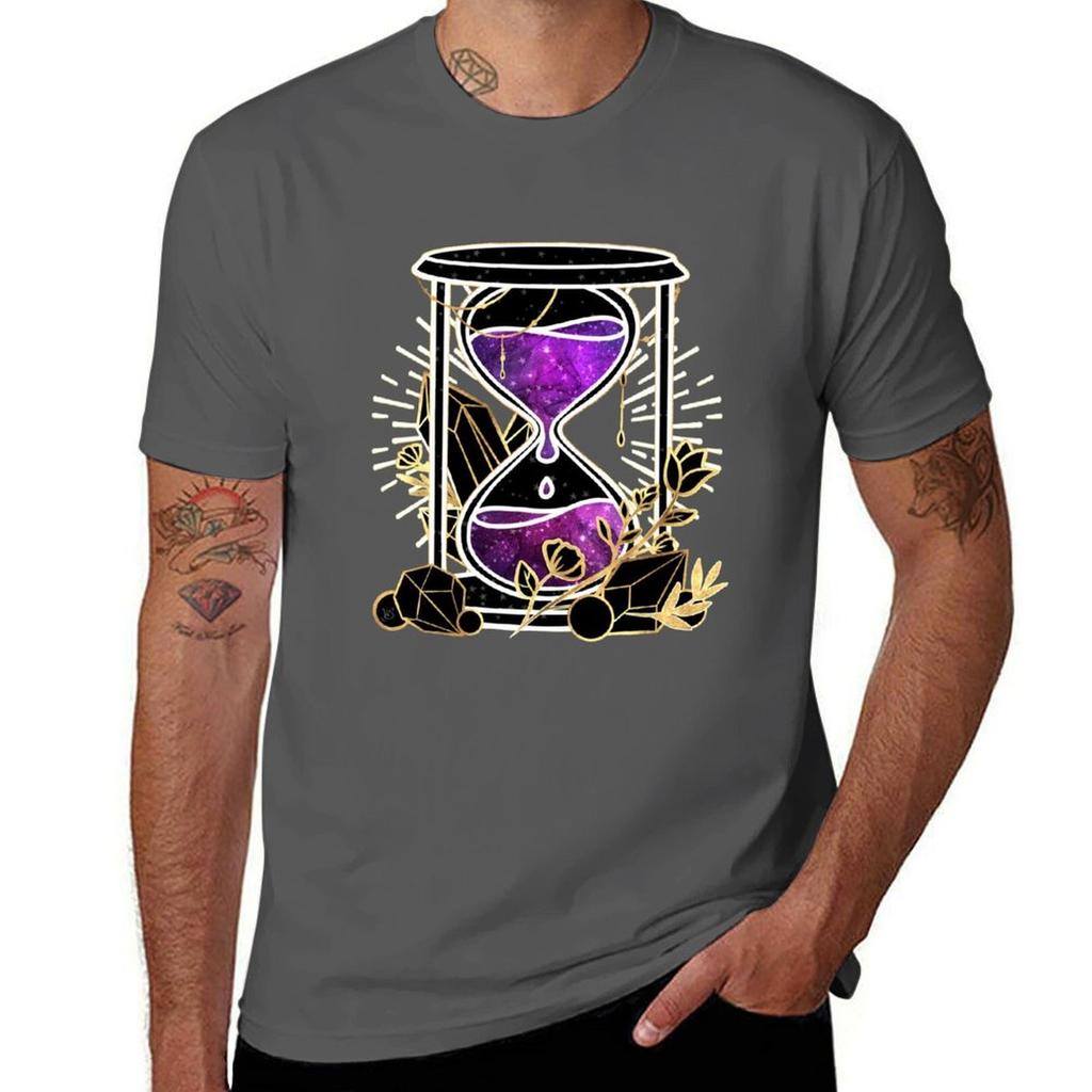 Mystical Hourglass Tshirt Basic Solid Color Short Sleeve Tshirt