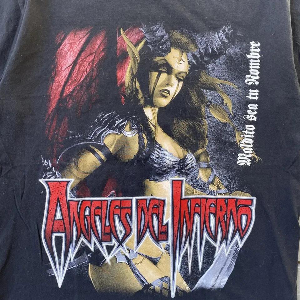 

Vintage Angeles Del Infierno band Black Shirt Unisex Concert S to 5XL Unisex T-Shirt XXL