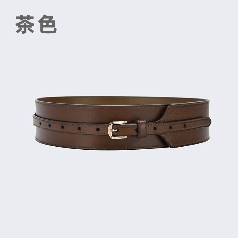 

Четыре сезона в наличии новый женский ремень для пальто широкий декоративный модный универсальный пояс для костюма 65-80cm