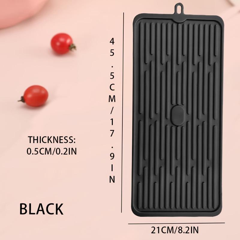 Xiaomi Silikon Roll-Up Geschirrtrockenmatte - Rutschfest Leicht zu Reinigen mit Aufhängeloch-Design - Vielseitig Einsetzbar in Küche & Bad