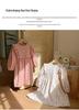 Spring 2026 Korean Style Children's Floral Dress with Stand Collar and Ruffle Lace - Long Sleeve Princess Skirt