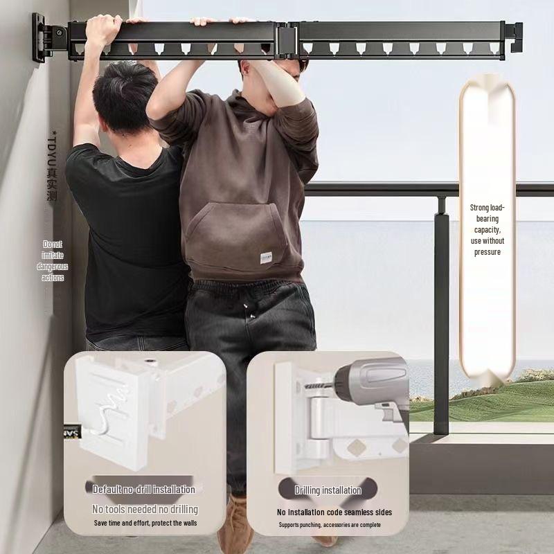 Foldable Shower Curtain Set: Invisible Waterproof Bathroom Partition for Dry and Wet Separation, Punch-free Installation.