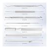WALWAL 7 Piece Set Ingrown Nail Care Tool Stainless Steel Pedicure Kit Nail File Lifter Dead Exfoliation Remover Foot Cleaning Care Tool