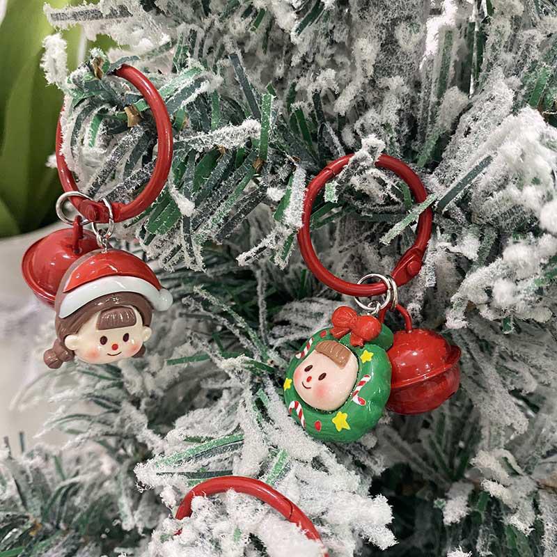 Cute Duomei Christmas Bell School Bag Key Ring Pendant Backpack Decor Accessries Gift