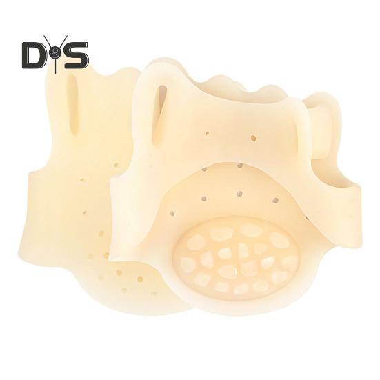 

1 пара разделителей пальцев ног для женщин, корректор косточек на пальцах ног, мягкие силиконовые разделители для пальцев ног, для устранения накладывающихся друг на друга косточек на мозолях, облегчение боли в передней части стопы хаки