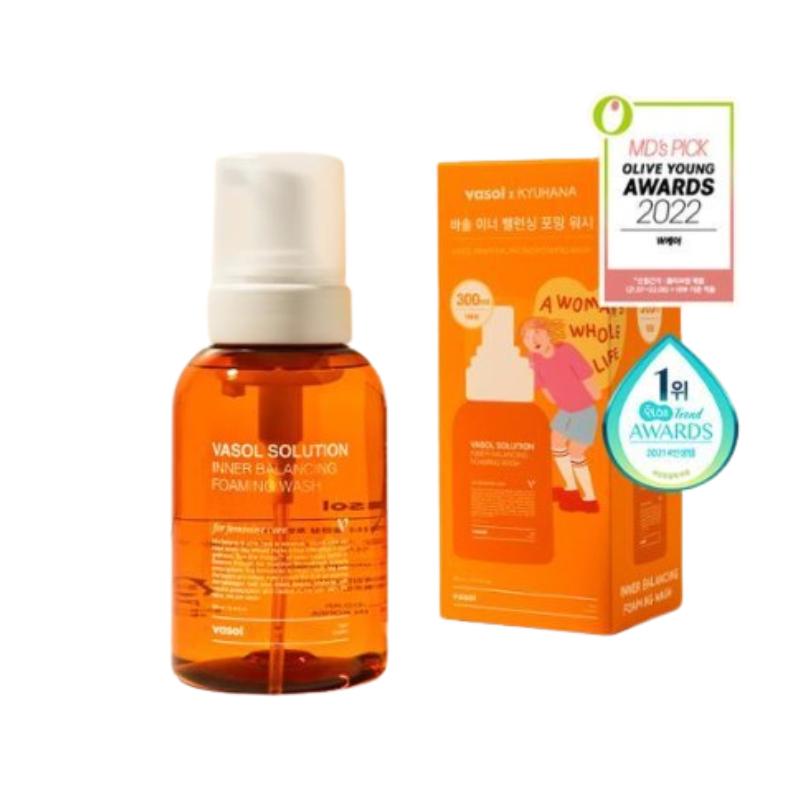 

Vasol Внутренний балансирующий пенящийся гель для умывания 300 мл