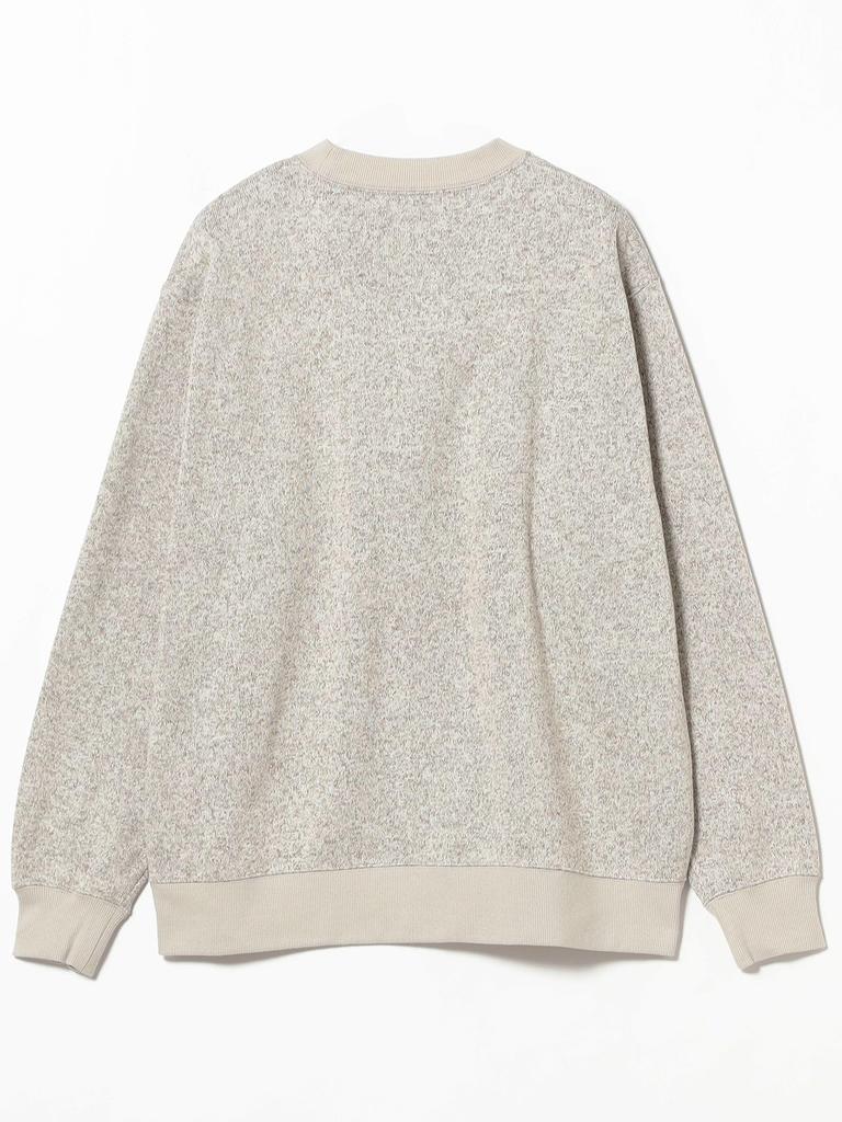 B:MING LIFE STORE by BEAMS Light Fleece Crew Neck Sweatshirt, Men's, CHARCOAL.G, Size L