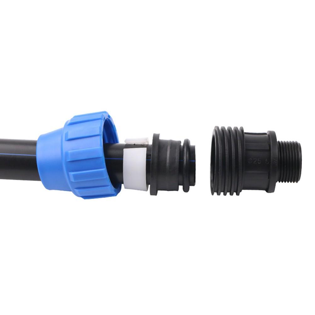 Schwarze Wasserrohrfittings Hochwertiger Außengewinde-Adapter