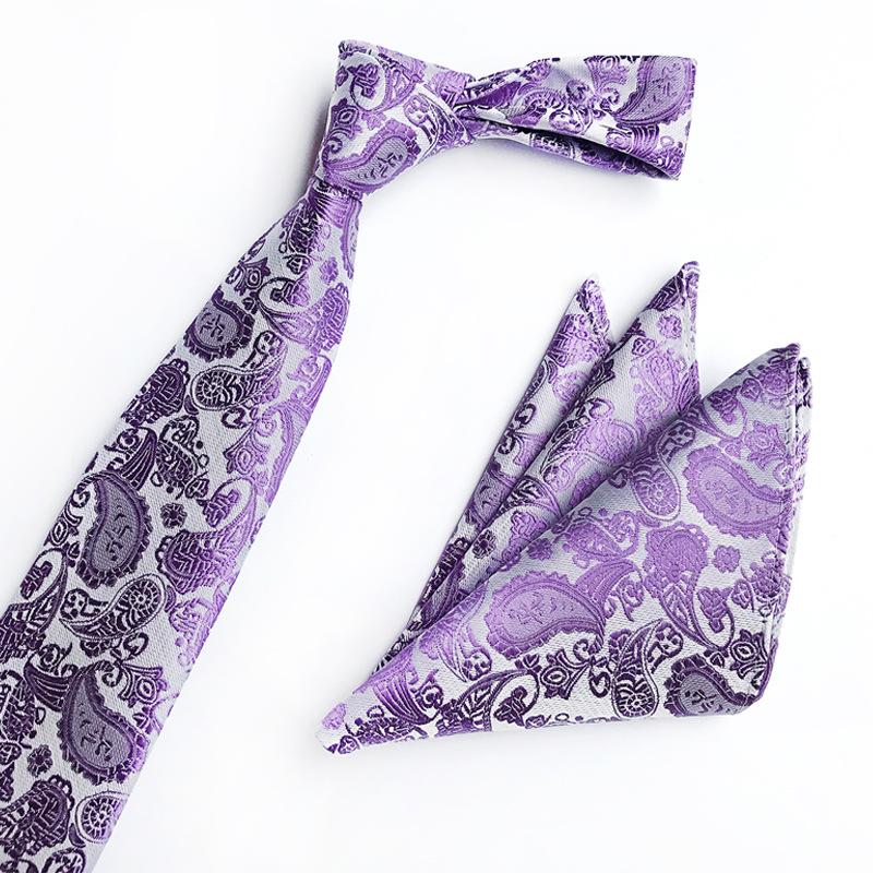Polyester Material Fashion Suit Waist Tie Plus Pocket Towel Set