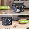 Outdoor cat house, waterproof and warm, suitable for stray cats, indoor/outdoor dual-use foldable insulated pet house, foldable stray cat tent.