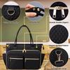 Multi Functional Teacher Handbag Large Capacity Portable Laptop Document Storage Bag Multi Purpose Durable Shoulder Bag