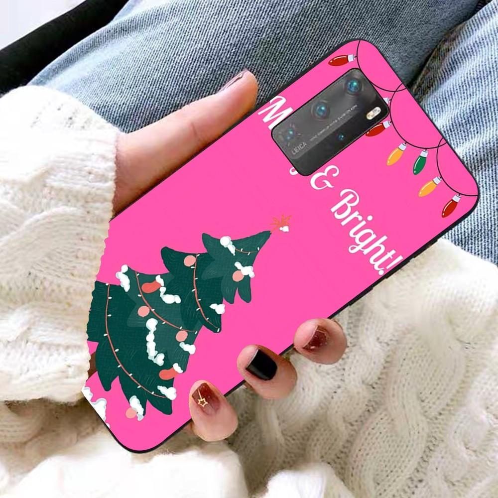 Merry Christmas Tree Phone Case For Huawei P 8 9 10 20 30 40 50 Pro Lite Psmart Honor 10 lite 70 Mate 20lite