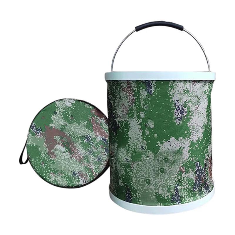Camouflage Portable Folding Outdoor Bucket