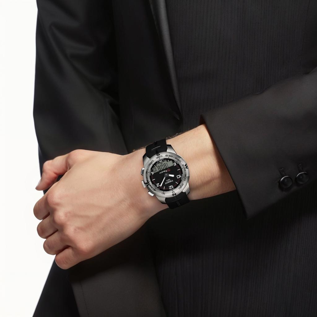 Tissot Ανδρικό Ρολόι Tengzhi Infinity Collection T047.420.47.057.00