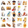 50 Realistic Cat Stickers New Cute Cat Cartoon Graffiti Stickers Notebooks Palette Box Stickers