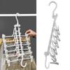 Portable Folding Hanger Clothes Drying Rack Organizer for Household Clothes Storage