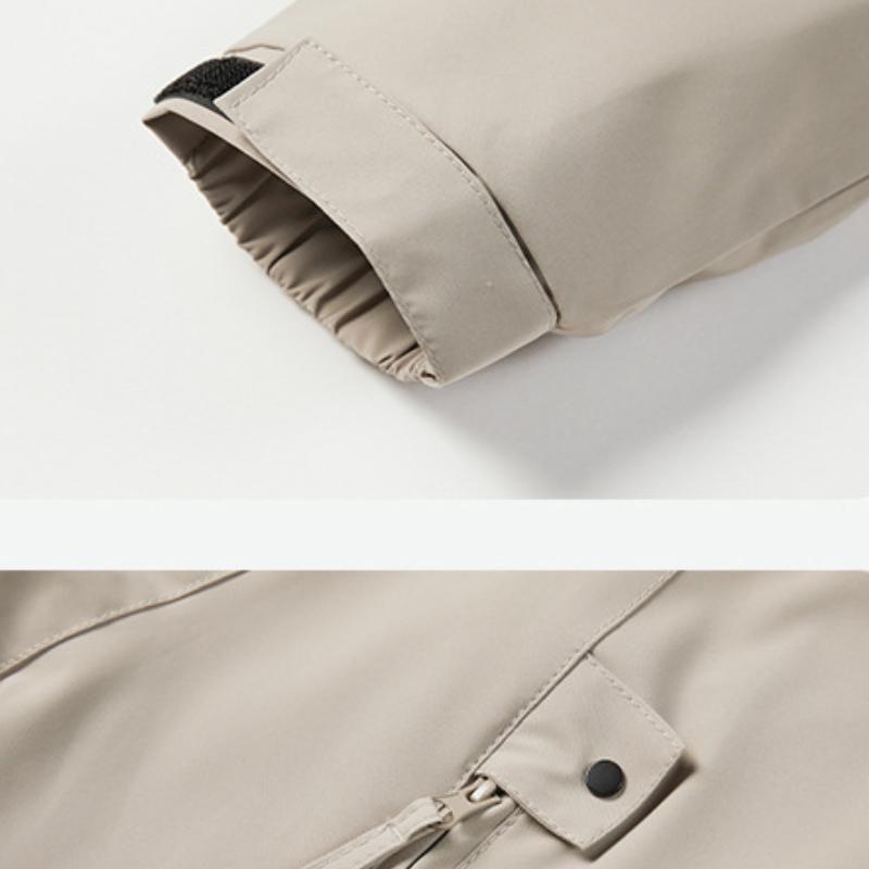 Neutrale, winddichte, wasserdichte Jacke mit Kapuze für den Außenbereich, hochwertige, lässige, lockere Streetwear-Windjacke für Herren