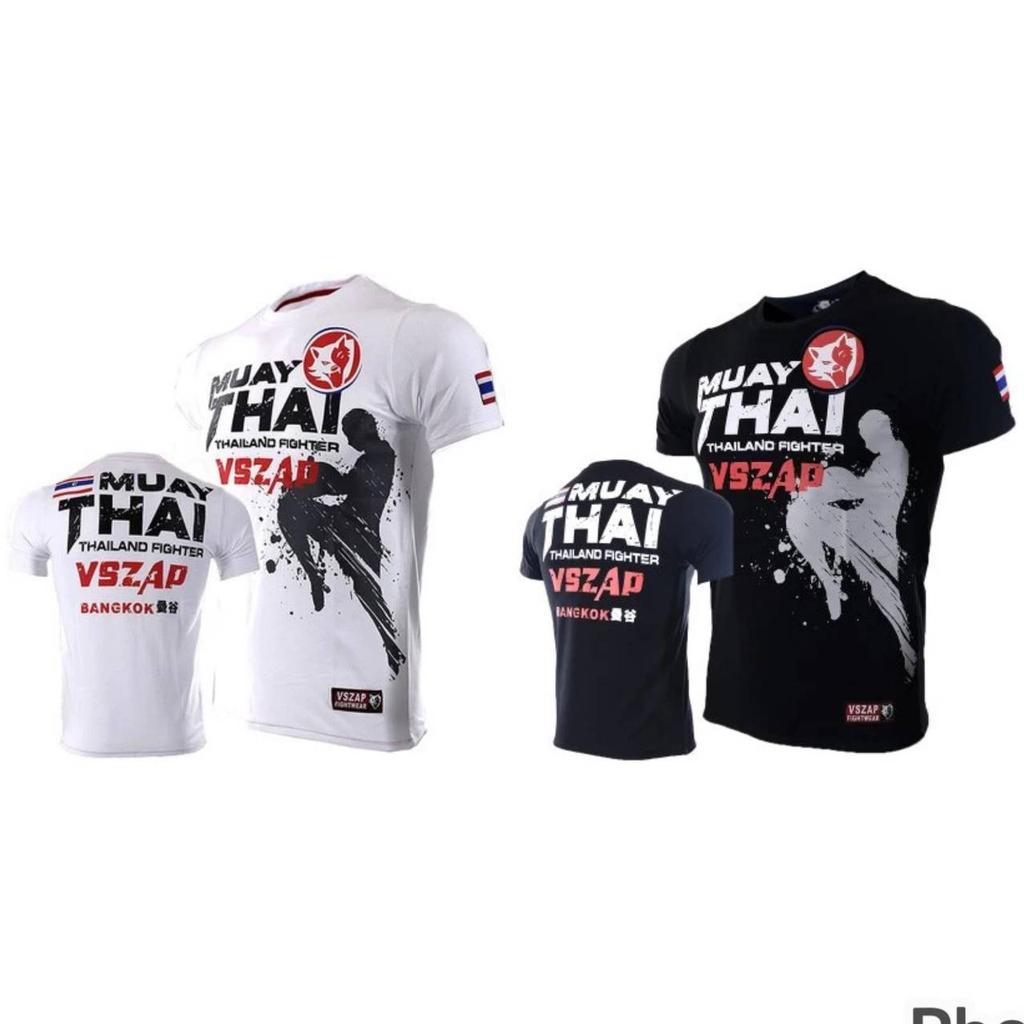 Muay Thai MMA Mix Martial Art T-Shirt Knee Attack Kick Boxing 3D Print Vintage Training UV Protect Quick Dry Men Women Unisex Short Sleeve Round Neck