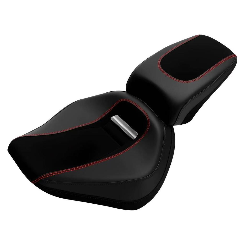Harley Softail Breakout 18-23 Double Leather Seat for Driver & Passenger