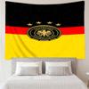 1 Stück Deutscher Fußball-Emblem Gedruckte Wandteppich Raumdekoration Wandbehang für Wohnzimmer Schlafzimmer, Studentenwohnheim, Geburtstags- und Weihnachtsgeschenke