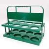 8 Cup Drink Carrier with Handle Folding Beer Holder Stable 8Slot Bottle Rack for Picnic, Camping,