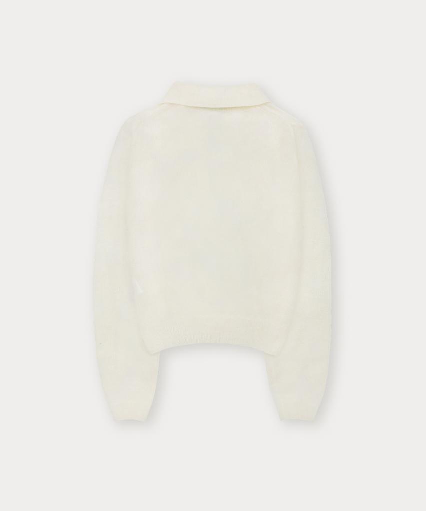 Sseomweeobeoteo See-Through Collar Knit - Ivory