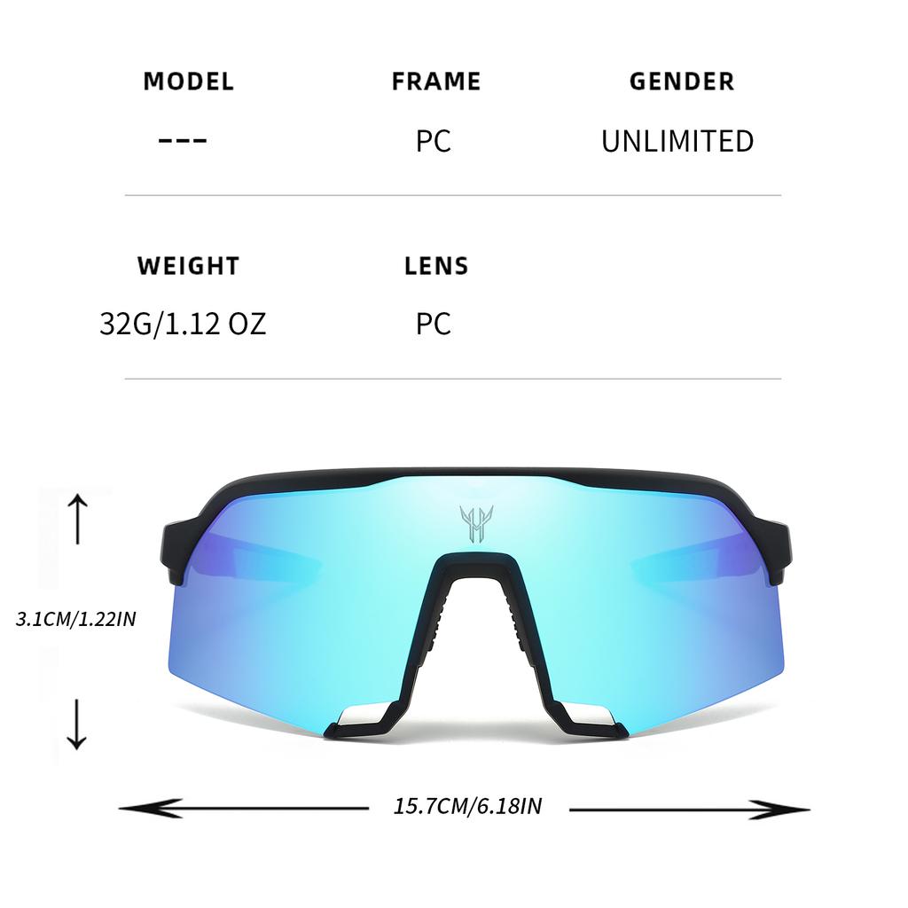 VAGHOZZ Unisex UV400 Sports Sunglasses MTB Cycling Eyewear Outdoor Bicycle Goggles with Box for Men And Women