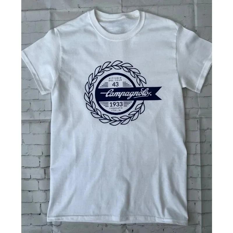 

Arrival Mens Clothes Tee Shirt T-Shirts Men Tshirt for Men Campagnolo Vintage Italian Cycling Tour De France Italy Badge 70265 4XL
