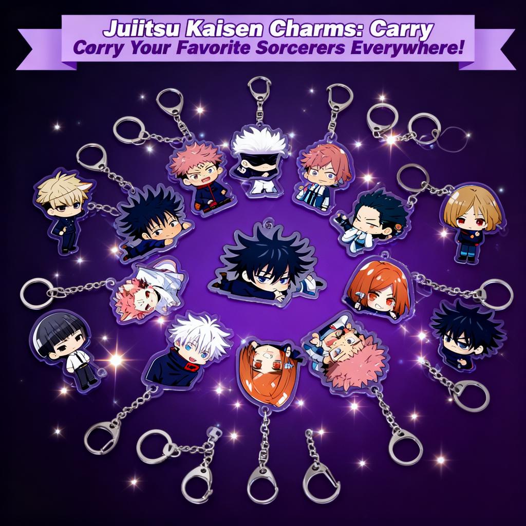 Jujutsu Kaisen Anime Keychain Satoru Gojo Yuji Itadori Megumi Fushiguro Nobara Kugisaki Backpack High Quality Gift Pendant Cosplay