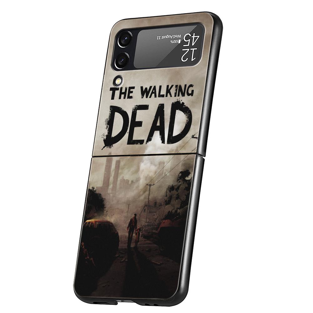 

The Walking Dead Hard PC Phone Case For Samsung Galaxy Z Flip 4 Black Cover For Galaxy Z Flip 3 Foldable Shockproof Case Capas for Z Flip