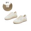 New leather little white shoes women's 2025 spring women's casual single shoes casual versatile star board shoes sports board shoes