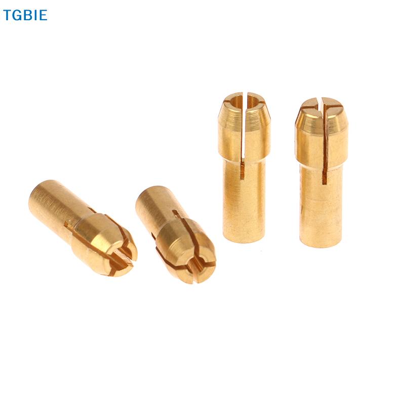 [TL][TL]7Pcs Brass Collet 1.0/1.6/2.0/2.4/3.0/3.2 + Check M8*0.75 Fits Rotary Tools Electric Grinder Accessories