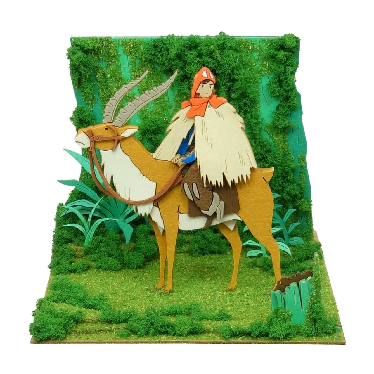

Sankei Studio Ghibli Mini Princess Mononoke and Ashitaka s Journey Paper Craft MP07-137