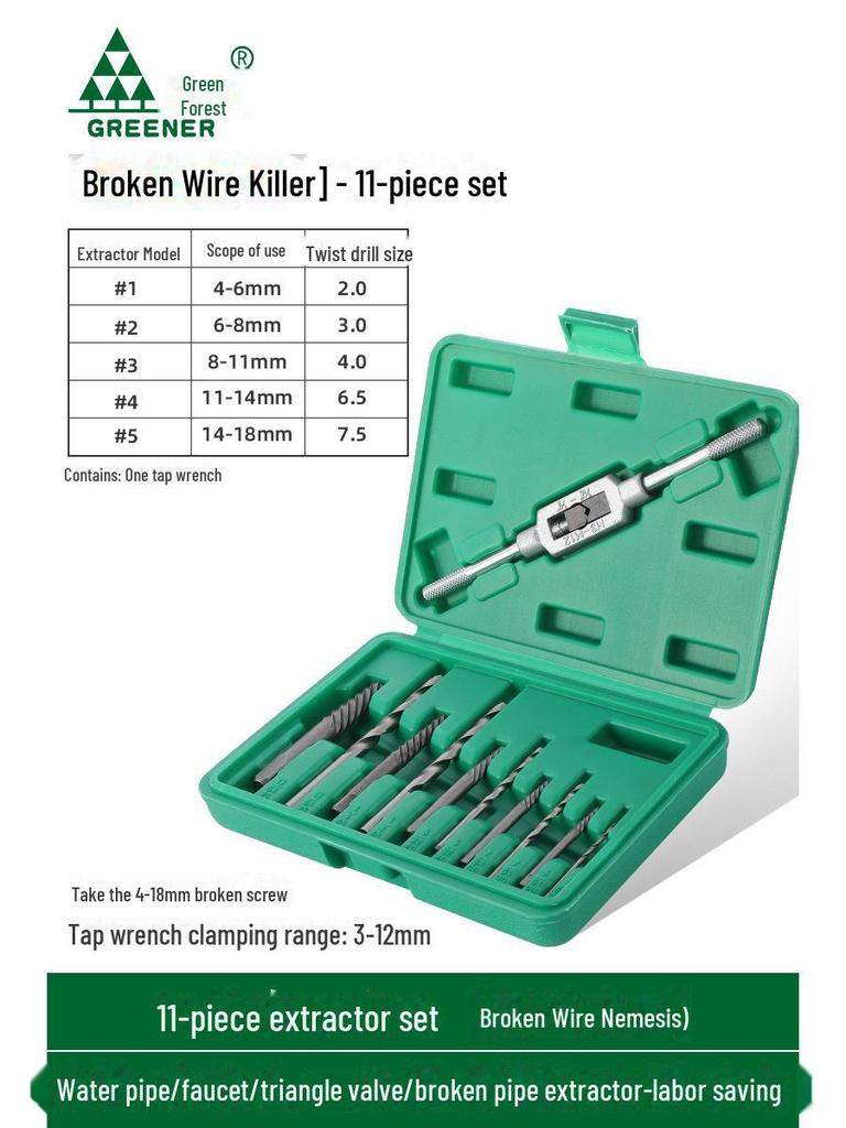 Universal Rusty Screw Extractor Tool for Deep Hole and Broken Wire Removal