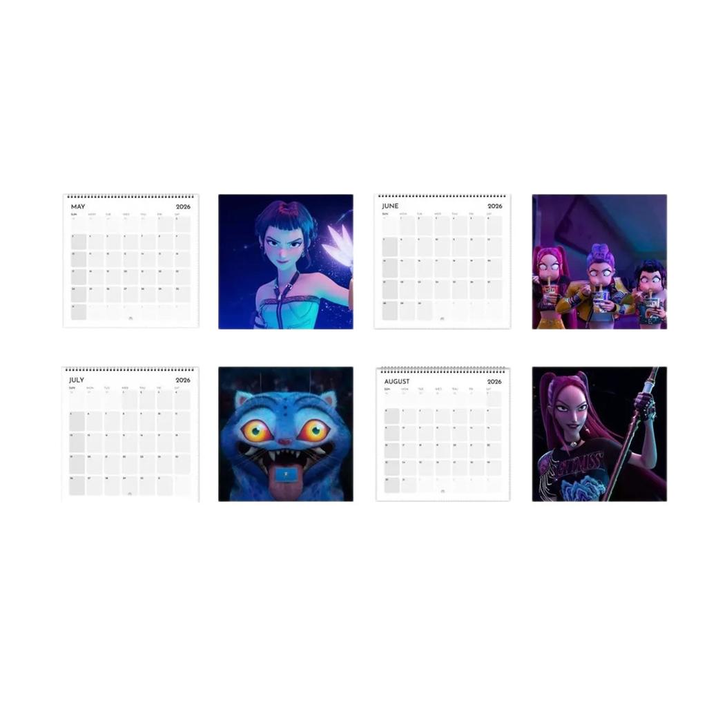 Dragon Wall Calendar– Illustrations With Holidays