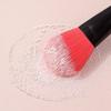 REGENBOOG - Black Wooden Handle Red Bristled Powder Brush