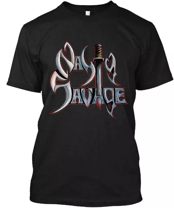 Nasty Savage American Thrash Metal Band Music Retro Logo T-Shirt Size S-5XL S