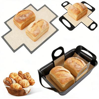 Reusable Silicone Bread Sling for Dutch Oven Baking Mat Non-Stick Liners Sourdough Tools for Transferable Dough Pastry Supplies