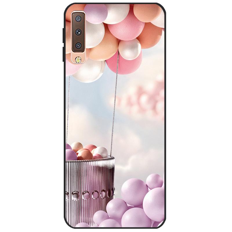 Cases For Samsung Galaxy A7 2018 Cover Silicon Color Phone Case Cover For Samsung A7 2018 A750 A750F 6.0 Inch Protective Shell