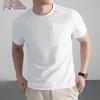 JINJU Men's Casual Ice Silk Short Sleeve T-Shirt
