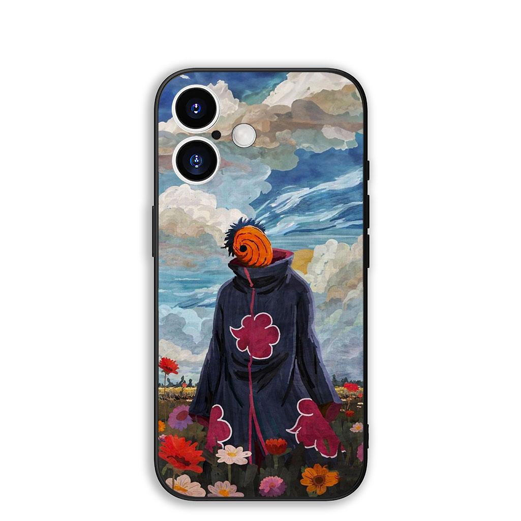 

Cover for Apple iPhone 17 16 Plus 13 12 Pro Max Mini X XR Xs ProMax 16E 15+ 17+ Air Phone Case Narutos Obito Itachi Uchiha Tobi iPhone 16