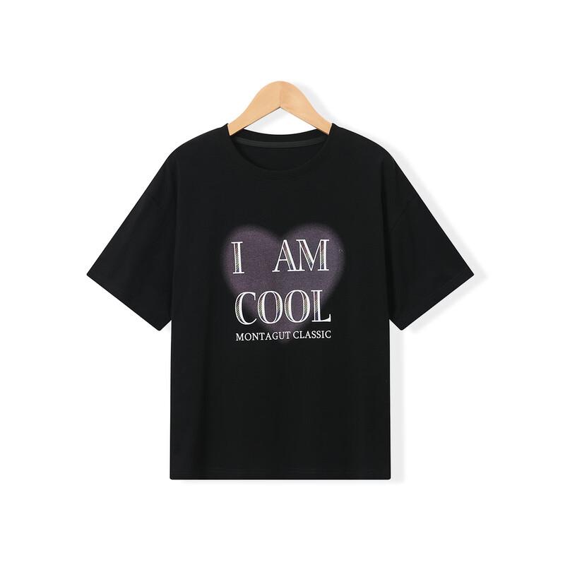 

Monteau Girls 2026 Summer Letter Heart Print T-Shirt 140