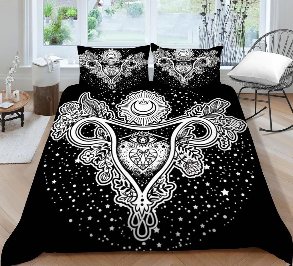Posteľná bielizeň Bohemia Printing 3D 100% polyester Dekor do spálne Mikrovlákno Pohodlná prikrývka