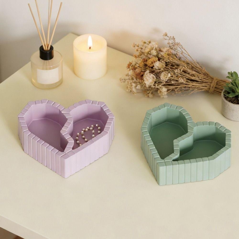 Two Grid DIY Silicone Mold Creative Candle Cup Molds Unique Candlestick Mold  Home Decor