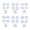 5Pcs Round Square Oval Shape Cup Mat Silicone Mold with Coaster Holder Mold DIY