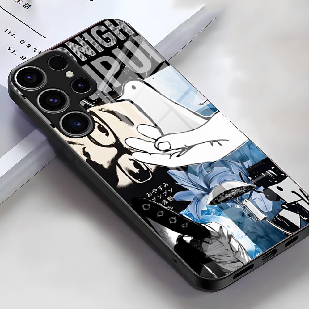Goodnight Punpun Phone Case For Samsung S26 S25 Edge Ultra S23 S22 S21 S20 Ultra Plus S24 Fe A54 A53 A25 Glass Cover