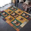 2025 Neuer Retro Patchwork Tier Teppich für Wohnzimmer Schlafzimmer Zuhause Sofa Dekoration, Kinderspiel Rutschfeste Fußmatte06