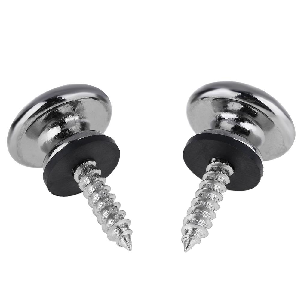 10pcs Electric Guitars Belt End Nail Mushroom Head Iron Guitars Slings Button Professional Parts Musical Instrument Accessories