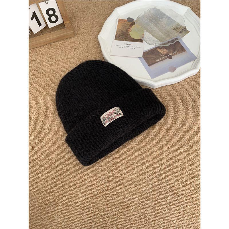 Cotton Knitted Beanie Hat For Women With Warm Coverage For Winter Outdoor Activities